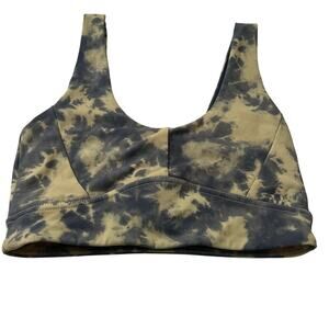 VARLEY Women’s Let’s Go Elsie Green Tie Dye Sports Bra Size S